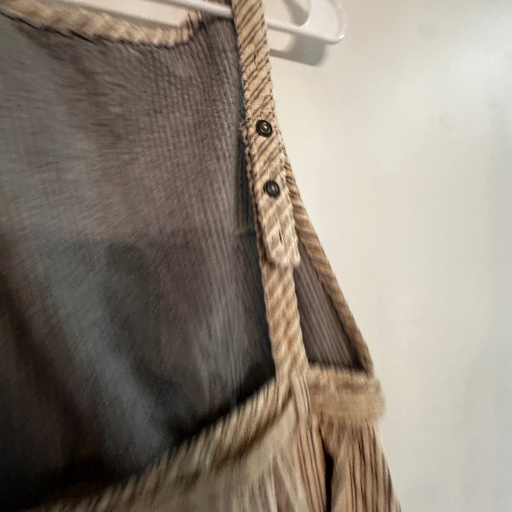 Free People Cream Corduroy Dress - Picture 6 of 10